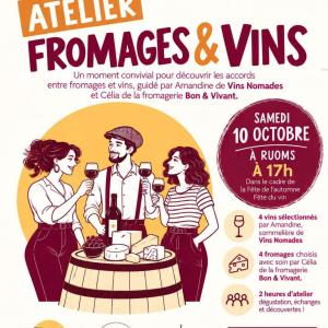 Fête de l'Automne à Ruoms - Atelier fromages & vins