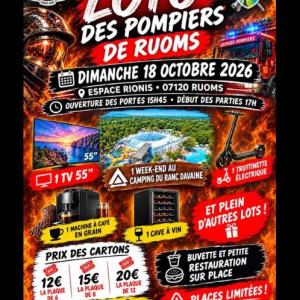 Loto des pompiers