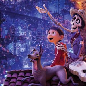 Projection du film d'animation "Coco"