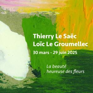 Exposition de Thierry Le Saëc et Loïc Le Groumellec  : "la beauté heureuse des fleurs"