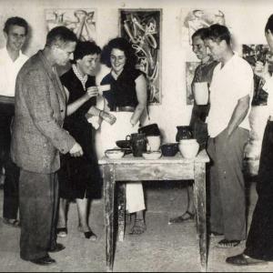 Les artistes d’Alba-la-Romaine 1950 > 1955