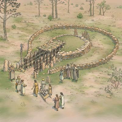 "Plus belle la mort : enquêtes sur les rites funéraires de la Préhistoire" exposition à découvrir sur le Grand Site de France de l'Aven d'Orgnac