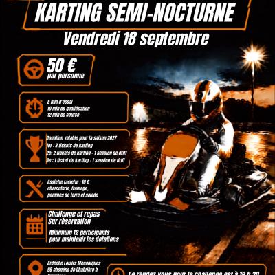 Challenge Karting semi-nocturne