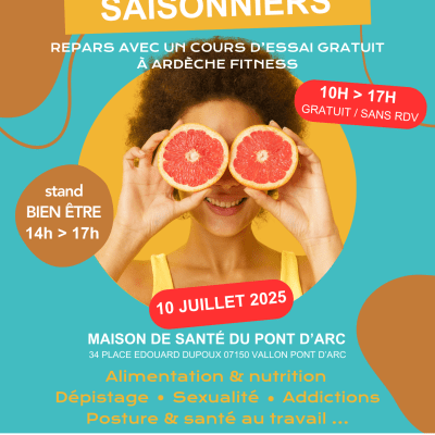 Journée santé des saisonniers