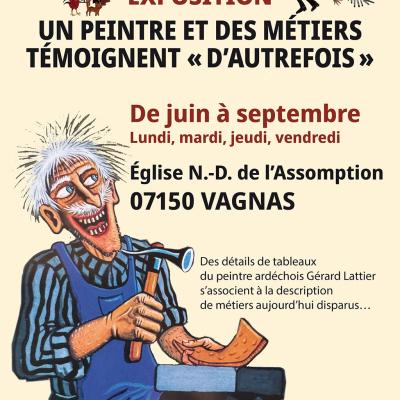 Un peintre et des métiers témoignent « d'autrefois »