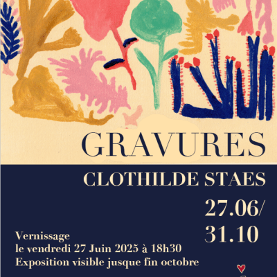 Vernissage Clothilde Staës Gravure Contemporaine