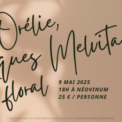 Atelier Orélie, cosmétiques Melvita et compositions florales