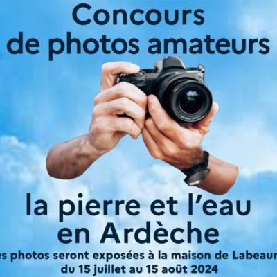 Concours photo amateur "la pierre et l'eau en Ardèche"