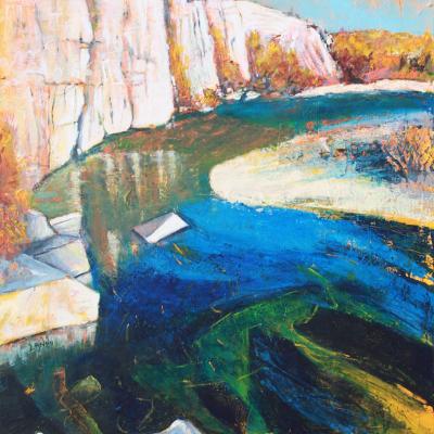 Exposition de peintures d'Evelyne Lanno, "La vie en couleur"