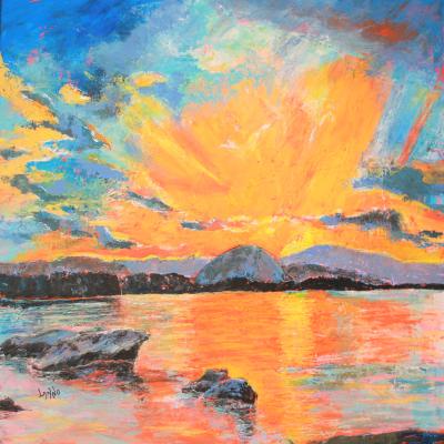 Exposition de peintures d'Evelyne Lanno, "La vie en couleur"