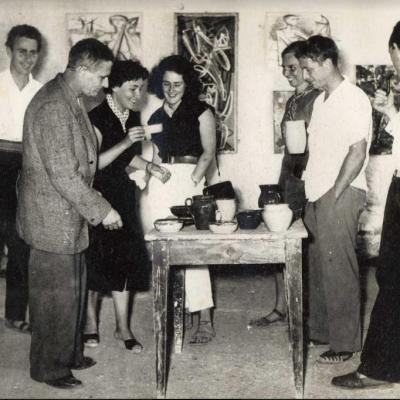 Les artistes d’Alba-la-Romaine 1950 > 1955