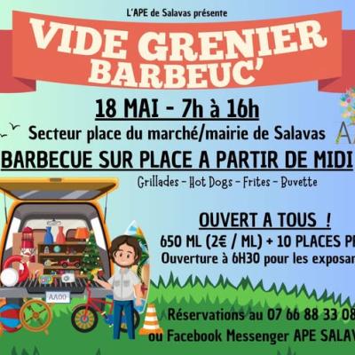 Vide-grenier et barbecue