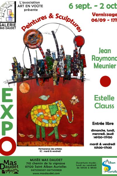 Exposition Jean-Raymond Meunier & Estelle Clauss