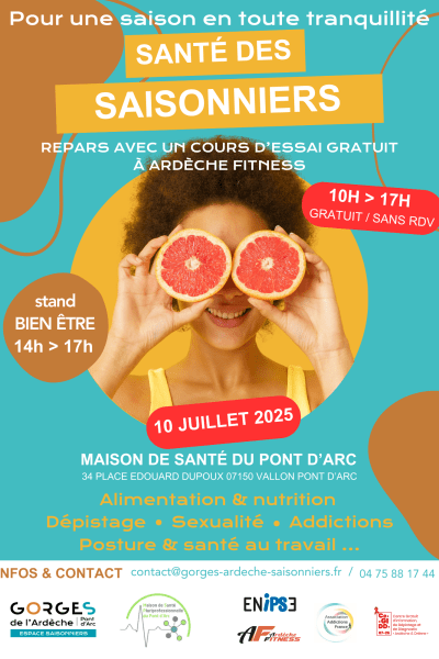 Journée santé des saisonniers