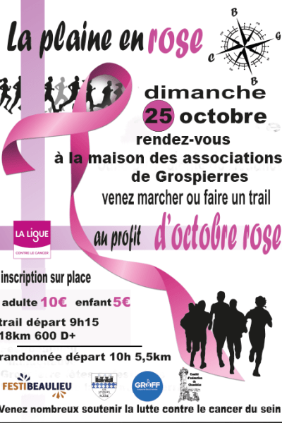 Octobre Rose : La plaine en Rose