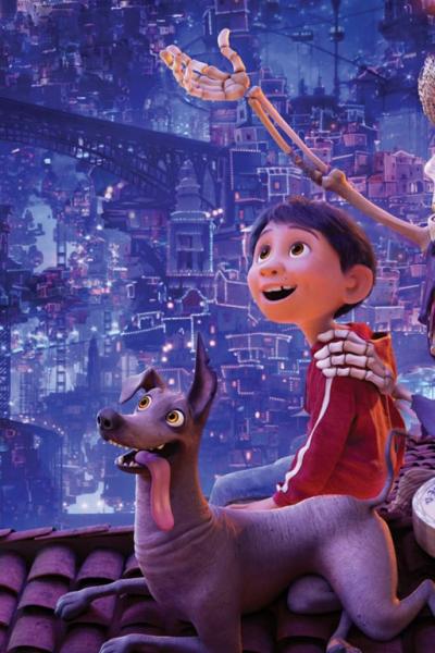 Projection du film d'animation "Coco"
