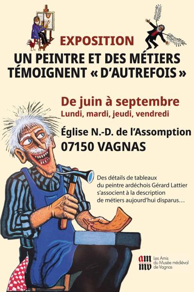 Un peintre et des métiers témoignent « d'autrefois »