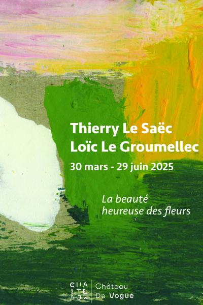 Exposition de Thierry Le Saëc et Loïc Le Groumellec  : "la beauté heureuse des fleurs"