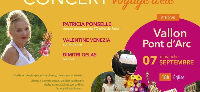 Concert : voyage d'été