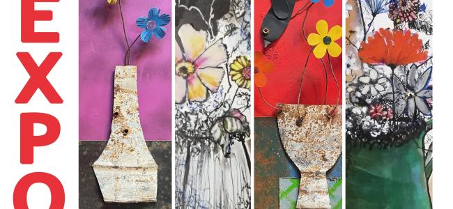 Exposition « Aux fleurs etc... » d’Alain Signori et Danielle Eberhardt,