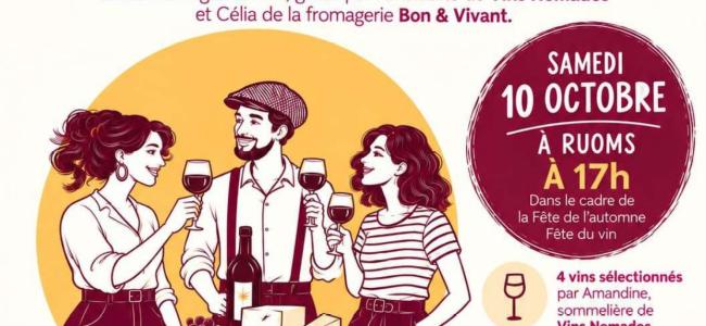 Fête de l'Automne à Ruoms - Atelier fromages & vins