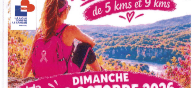 Octobre Rose - Randonnées de 5 et 9 km